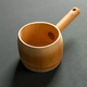 Yusenyi bathtub kitchen ladle wooden ladle large bath household bath spoon rice spoon water bleaching wooden spoon solid bath bucket wooden spoon water spoon