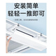 Zhong Zhang Gui central air conditioning windshield anti-direct blow ceiling air conditioner air outlet shield wind deflector ceiling machine adjustment baffle upgraded purification and breathable windshield (4 pieces) 20x53CM board