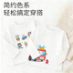 Babyprints children's T-shirt long-sleeved cotton bottoming shirt for boys and girls, spring and autumn tops, soft and versatile autumn clothes Bus 110