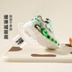 Minibala (minibala) 50% off children's shoes and children's sports shoes spring new boys' light shoes for girls and babies shock-absorbing wear-resistant and breathable white green size 23 suitable for feet length 13.7-14.2cm