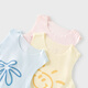 Tongtai (TONGTAI) baby bag summer modal baby clothes for boys and girls sleeveless jumpsuit seamless romper yellow 59cm