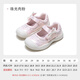 Fuluo Mi Girls' Sports Shoes 26 Spring Sweet and Fashionable Children's Non-Slip Breathable Mary Jane Casual Shoes Pearlescent Meat Powder 27