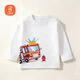 Babyprints children's T-shirt long-sleeved cotton bottoming shirt for boys and girls, spring and autumn tops, soft and versatile autumn clothes Bus 110