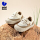 Minibala children's shoes, children's toddler shoes, spring new baby breathable lightweight sports shoes, infant and child anti-collision soft-soled mesh shoes, khaki size 23, suitable for feet 13.8-14.3cm long