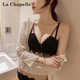 La Chapelle's zodiac year of the horse red sexy lace push-up bra set thin wire-free breast-retracting underwear for women