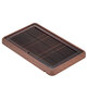 Shantou Lin Village high-end solid wood tea tray household tea table storage drain tray tea tray tea set 2025 new tea sea set dry brew CY medium walnut color tea tray