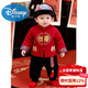 Disney baby New Year's greetings one-year-old dress Chinese style men's and women's baby Tang suit suit for the 100th day of the week, birthday clothes for the New Year, happy pupil blue 140