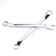 Torx wrench, double-headed dual-purpose glasses wrench 17-19/8-10, plum-blossom socket wrench, auto repair tool set, double-headed torx wrench 8-10
