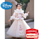 Disney Children's New Year's Wear Winter Suit Skirt Warm and Thickened New Tang Suit Ancient Style New Year's Clothing Girls Hanfu Winter Clothes Pink 208 Styles + Cloak 110 Reference only 26-32Jin Jin equals 0.5 kg