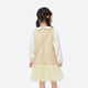 Xiaoyinman children's clothing girls doll collar dress Xiaoxiangfeng 26 spring sweet and cute mesh skirt for children yellow 105