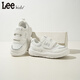 LEE KIDS children's shoes spring new children's dad shoes versatile mesh soft bottom running shoes for men and women white 26