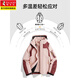 Woodpecker 2026 new style jacket for men and women, outdoor winter couple three-in-one removable liner windproof and waterproof jacket F552 ivory white single jacket XL recommended 110-130Jin Jin equals 0.5 kg