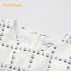 BALABALA children's clothing children's dress girls spring clothing medium and large children's princess dress pure cotton printing sweet and fashionable white and yellow tone 00313 110