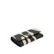 Ferragamo women's wallet can be worn cross-body, large capacity, portable storage, calfskin black and white color zebra pattern BLACK UNICA