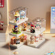 Blind box storage display stand, transparent acrylic figure display cabinet, suitable for stars, Bubble Mart display box, extra large 2 pack, 36 DIY building block bases, no installation needed, ready to use out of the box