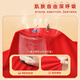 Jeanswest Boys Long Sleeve T-Shirt New Year Red Festive Top Girls Year of the Horse Zodiac Year Bottoming Shirt New Year Pure Cotton Long Sleeve CX Red (TS Year of the Horse Peace Chapter) 110 Recommended weight 30-37 Jin Jin is equal to 0.5 kg