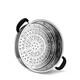 Tuojin steamer for steaming steamed buns, large-capacity steamer, stainless steel steamer, wok, steamer, general purpose, 24cm