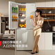 Leader Haier produces 405 liters four-door first-class energy-efficiency white dual-frequency air-cooled frost-free cross-door intelligent energy-saving small apartment commander household refrigerator 405 liters large white refrigerator丨Delayed delivery to take this