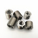 Wenzhi internal and external thread reducing nut thread conversion sleeve M6*1 to M8*1.25 M6 to M9 M6 to M10 M6 inner M6*1 outer M8*1 length 10 slots (5 pieces)