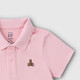 GAP Infant and Toddler 2026 Spring New Bear Embroidered Short-Sleeved POLO Shirt Jumpsuit Children's Wear 867655