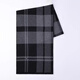 EGW international luxury brand cashmere scarf autumn and winter thickened dad and husband warm men's scarf gift box black gray gift box