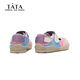 Tata (TATA) TT6114 dopamine children's shoes children's sports shoes 2026 spring new boys' running shoes girls' casual shoes TT6114 purple 26