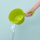 Camellia water ladle plastic thickened long handle with mouth water spoon kitchen supplies water ladle bathroom water spoon orange 1