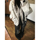 Xiaohongshu popular jacket women's spring and autumn 2026 new style versatile loose design niche men's and women's trendy brand work apricot S