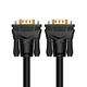 Fuweisheng VGA HD cable projector cable display cable 3+6 core male to male connector 10 meters FWS-VGA3+6G/G 10M