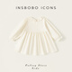 INSBOBO Girls Princess Dress 2026 Spring New Dress Baby Good-looking Dress Girls Fashionable Spring Dress Off-White 80