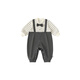 INSBOBO baby clothes 2026 spring new style baby boy's coveralls baby jumpsuits spring clothes trendy gray free accessories with order 66cm