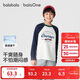 Balabala children's clothing children's long-sleeved T-shirt 2025 autumn boys and girls raglan sleeve quick-drying top 208325100208