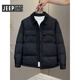 JEEP SPIRIT Jeep Old Money Style Легкий пуховик с лацканами, мужская свободная повседневная теплая куртка в корейском стиле, зима 2025, новый стиль, серый M Рекомендуется 100-120Jin Jin равен 0,5 кг