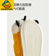 G.duck Little Yellow Duck Children's Cotton Slippers Boys Tiger Paws Autumn and Winter New Indoor Furry Slippers Baby Girls Cotton Ginger Yellow 17 cm inner length suitable for feet 16cm long