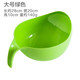 Shantou Lin Village Drainage Basin Kitchen Rice Drainage Basket Multifunctional Rice Washer Plastic Fruit and Vegetable Washing Basin Rice Washing Sieve Household Large Green