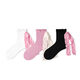 Pami PRIMEET/Pami bow socks women's summer thin mid-calf socks mint mambo miu series boneless pile socks D set-pack 3 pairs one size fits all (suitable for sizes 36-39)
