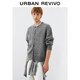 UR2026 Spring New Men's Fashion Simple Round Neck Short Knitted Cardigan UMF960002