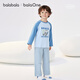Balabala children's clothing children's pajamas set boys and girls home clothes 2026 spring and autumn new baby pure cotton pajamas skin-friendly red