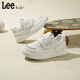 LEE KIDS children's shoes spring new children's dad shoes versatile mesh soft bottom running shoes for men and women white 26