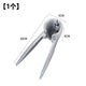 Germany's new walnut clip artifact household labor-saving stainless steel multi-functional thickened hazelnut peeling pliers aluminum alloy walnut clip - silver 1