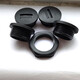 Xu ordered nylon bulkhead M-type plastic waterproof plug plug thread screw-in plug sealing bulkhead outer white M12X1.5 including nuts (100 pieces)