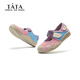 Tata (TATA) TT6114 dopamine children's shoes children's sports shoes 2026 spring new boys' running shoes girls' casual shoes TT6114 purple 26