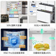 Meiling (MeiLing) Beluga 509L French-style multi-door refrigerator dual-system automatic ice making ultra-thin zero-level embedded large capacity first-class energy efficiency air-cooled BCD-509WPU9CZX national subsidy Beluga 509WPU9CZX