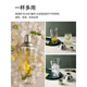 Stainless steel bartender shaker tool set glass hand shaker cocktail storage shelf shaker glass Boston mixer 600ml