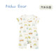 Nido Bear summer new baby clothes jumpsuit baby men's and women's crawling clothes newborn pure cotton short-sleeved robe Car Park 66cm