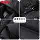 Hengyuanxiang medium-length down jacket men's hooded 2026 new thickened bread jacket warm and cold-proof jacket for men Liulika L 175