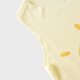Tongtai (TONGTAI) baby bag summer modal baby clothes for boys and girls sleeveless jumpsuit seamless romper yellow 59cm