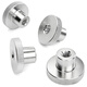 ROCCPS304 stainless steel high head knurled hand screw nut DIN466 step blind hole nut sleeve fastener M2-M10 M2.5x outer diameter 10x5.5 (through hole) 5 pieces