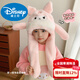 Disney children's hat and scarf integrated 2026 new Kuromi moving ears hat for boys and girls cute ear protection hat 2# Khaki Capibala with moving ears 3-12 years old one size