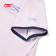 Li Ning children's clothing children's short-sleeved T-shirt for girls, small and big children, icy and comfortable antibacterial vest top cultural shirt YHSW184 cloud purple-2 110
